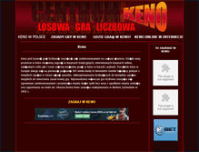 Tablet Screenshot of centrum-keno.kasyno-gier.pl