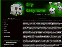 Tablet Screenshot of gry-kasynowe.kasyno-gier.pl